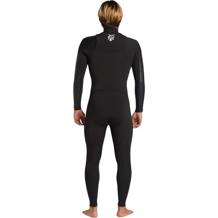 2024 Quiksilver Mnner Mercury 4/3mm Brustreiverschluss Neoprenanzug AQYW103116 - Black